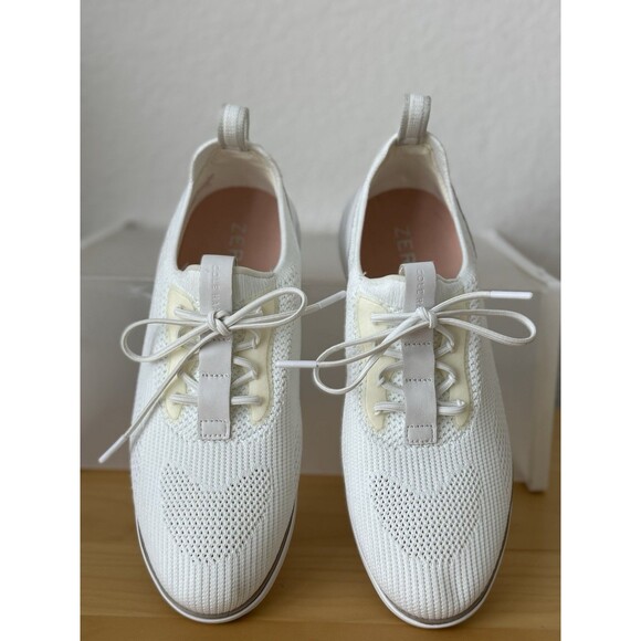 Cole Haan Zerogrand Wingtip Stitchlite Oxfords White Women’s Size 8.5 B W18212 - Picture 1 of 8